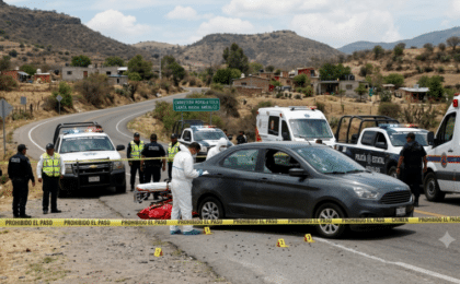 Un conductor es asesinado en Chapantongo.