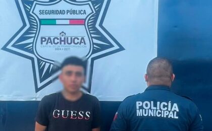 Detienen en Pachuca a un individuo involucrado en el robo de autopartes