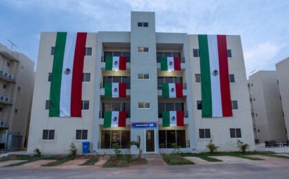 Ambiente festivo en la Villa Centroamericana ubicada en Santo Domingo