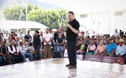 Julio Menchaca destina más de 212 MDP a obras en la Sierra Alta