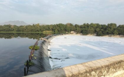 Se utiliza agua de la presa Endhó para el riego agrícola