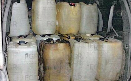 La FGR logra condena de ocho años de prisión por posesión ilegal de hidrocarburo en Hidalgo