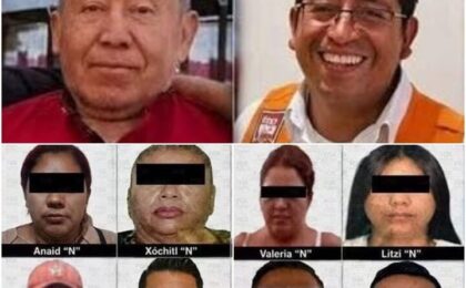 La FGR informa sobre la captura de ocho sospechosos en el caso de la desaparición de dos empleados de la CFE.