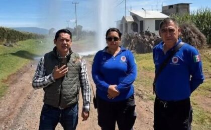 Una fuga masiva en la infraestructura de Pemex priva de agua y luz a 9 comunidades de Tezontepec de Aldama