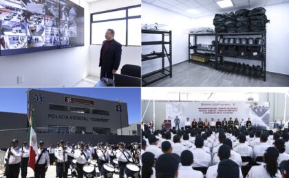 El Cuartel de la Policía Estatal Cubitos es inaugurado por el Gobernador de Hidalgo