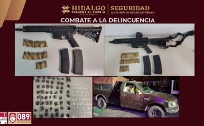 Detienen en Zempoala a dos sospechosos de generar violencia
