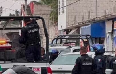 Presunto ladrón es detenido tras una persecución por la policía en Tizayuca