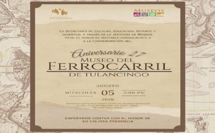 El Museo del Ferrocarril en Tulancingo celebra su 27 aniversario