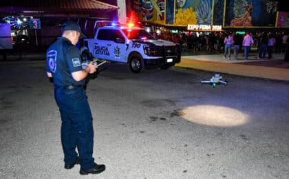 Tulancingo incorpora drones como parte de su estrategia de seguridad.