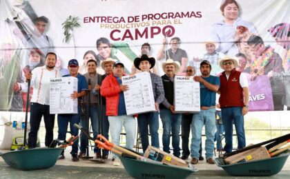 Productores de Chapantongo y Progreso de Obregón reciben insumos valorados en 9.7 millones de pesos