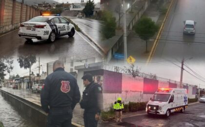 Se establece Comité de Emergencia en Mineral de la Reforma debido a las lluvias.