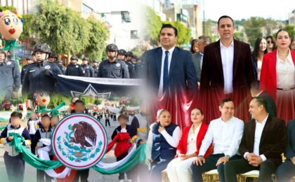 Tula celebra el aniversario de la Independencia de México con un desfile y acto cívico