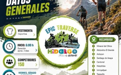 La Epic Traverse Hidalgo 2026 abarcará 230 kilómetros a través de nueve municipios