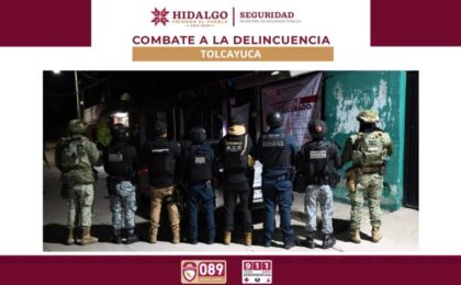 Autoridades aseguran 380 dosis de droga y arrestan a mujer en Tolcayuca