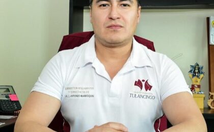 Juan Antonio Marroquín toma posesión como Director de Reglamentos en Tulancingo